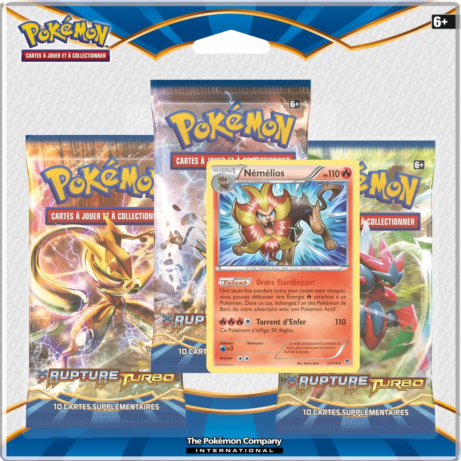 Pokemon Pack 3 Boosters XY04 Vigueur Spectrale