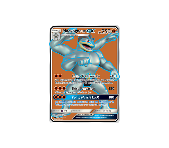 Mackogneur Gx 250 Pv Carte Pokémon Full Art SL3 135 147 SL3 Omb