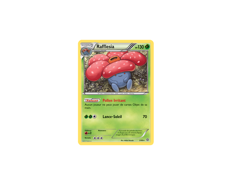 Carte Pokémon Rafflesia pv 130
