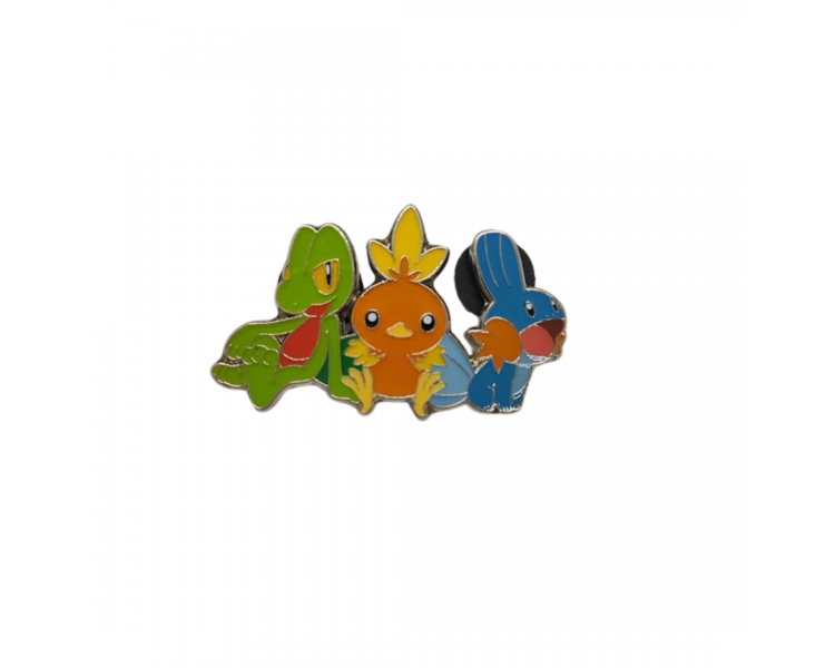 Pin's Pokémon Arcko Poussifeu et Gobou