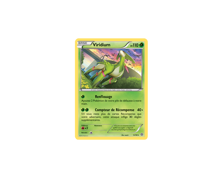 Carte Pokémon Reverse Viridium Pv 110 - 12/98