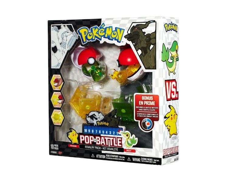 Pack Duel Attaque Poké ball avec Pikachu et Vipelierre