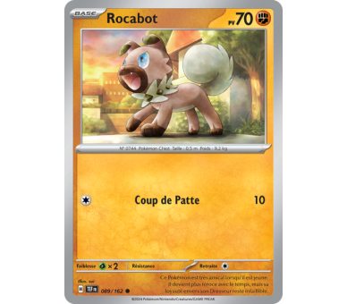 Rocabot Pv 70 089/162 - Carte Commune  - Écarlate et Violet Forces Temporelles