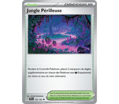 Stade Jungle Périlleuse 156/162 - Carte Peu Commune - Écarlate et Violet Forces Temporelles