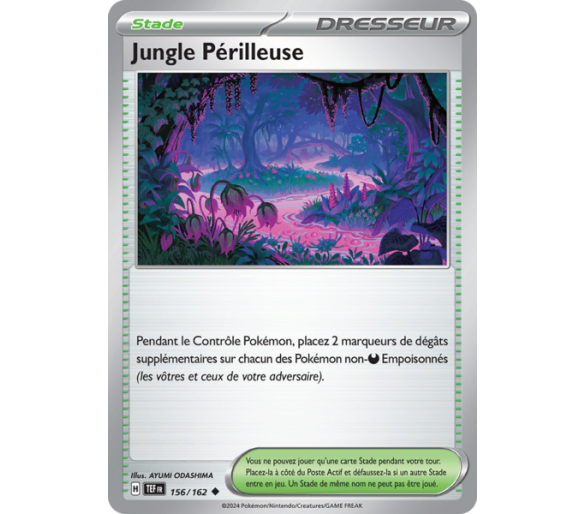 Stade Jungle Périlleuse 156/162 - Carte Peu Commune - Écarlate et Violet Forces Temporelles