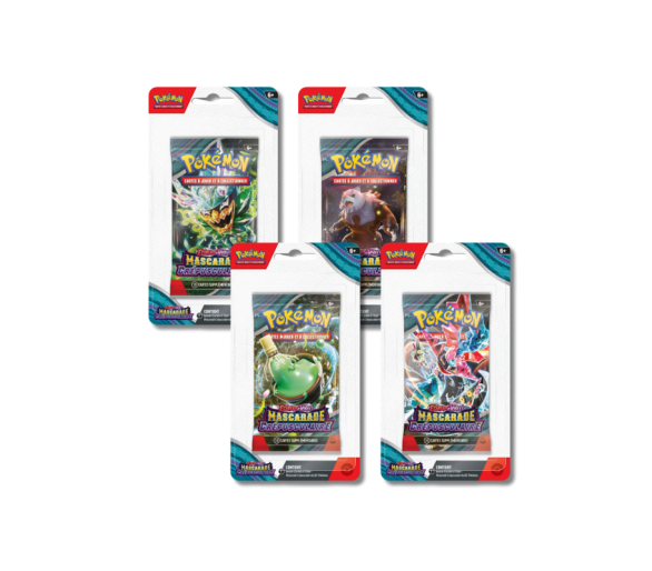 Lot de 4 Boosters Sous Blisters - EV06 - Mascarade Crépusculaire - FR