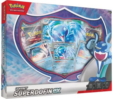 Coffret Superdofin-ex - 4 boosters - 3 Cartes Brillantes et 1 Carte Grand Format Brillante