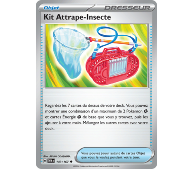 Kit Attrape-Insecte 143/167 - Carte Peu Commune Reverse - Écarlate et Violet Mascarade Crépusculaire