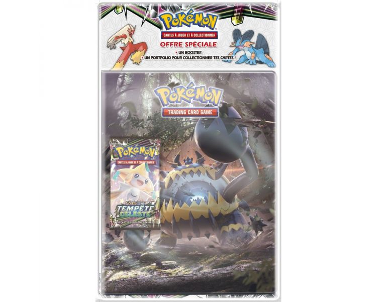 Pack Pokémon Soleil & Lune - Cahier Range Cartes + Booster SL07