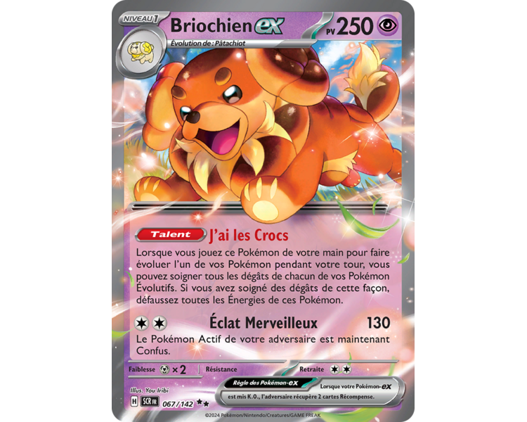 Briochien-ex Pv 250 067/142 - Carte Double Rare - Écarlate et Violet Couronne Stellaire