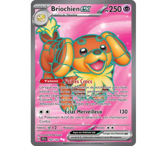 Briochien-ex Pv 250 160/142 - Carte Ultra Rare Secrète - Écarlate et Violet Couronne Stellaire