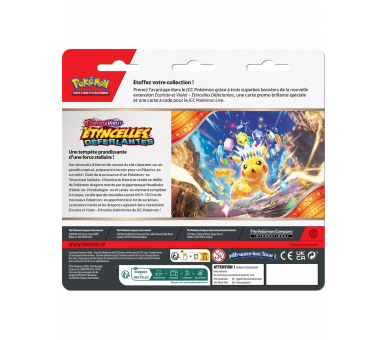 Pack de 3 Boosters - EV08 - Étincelles Déferlantes - NEUF VF