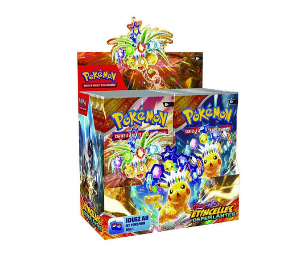 Display de 36 Boosters Pokémon - Écarlate et Violet : Étincelles Déferlantes - NEUF VF