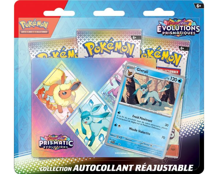 Pack de 3 Boosters Tech Sticker - Écarlate et Violet 8.5 - Évolutions Prismatiques