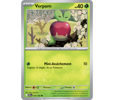 Verpom Pv  40 16/182 – Carte Commune – Écarlate et Violet Rivalités Destinées