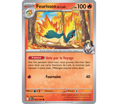 Feurisson de Luth Pv  100 33/182 – Carte Commune – Écarlate et Violet Rivalités Destinées