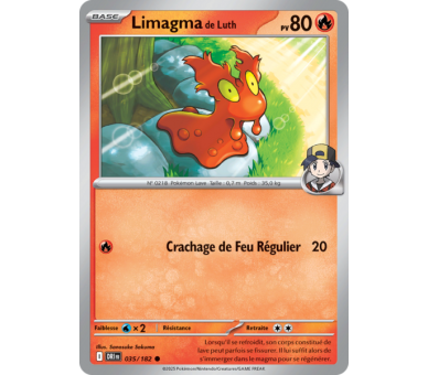 Limagma de Luth Pv  80 35/182 – Carte Commune – Écarlate et Violet Rivalités Destinées