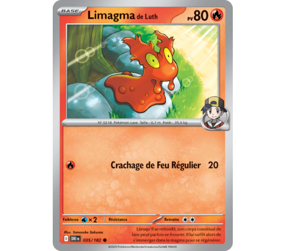 Limagma de Luth Pv  80 35/182 – Carte Commune – Écarlate et Violet Rivalités Destinées
