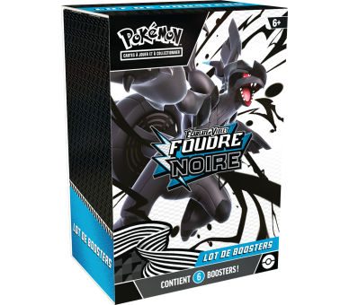 Coffret Bundle 6 Boosters - EV10.5 Ecarlate et Violet - Foudre Noir