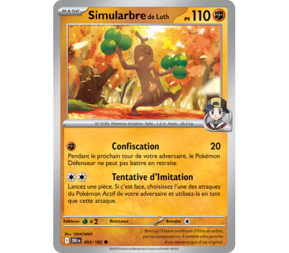 Simularbre de Luth Pv 110 93/182 – Carte Commune – Écarlate et Violet Rivalités Destinées