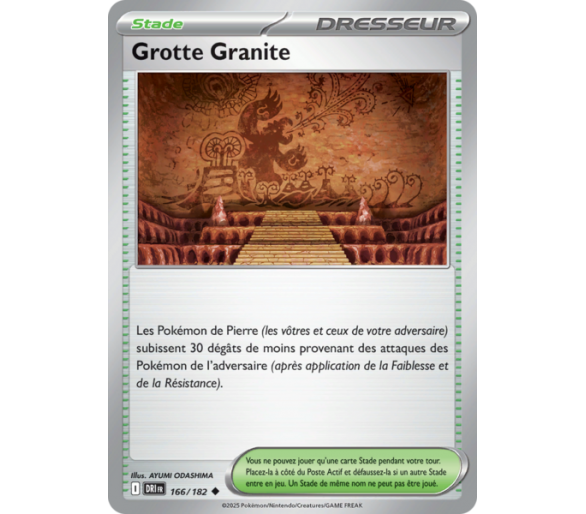 Stade Grotte Granite 166/182 – Carte Peu Commune – Écarlate et Violet Rivalités Destinées