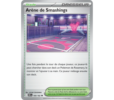Stade Arène de Smashings 169/182 – Carte Peu Commune Reverse – Écarlate et Violet Rivalités Destinées