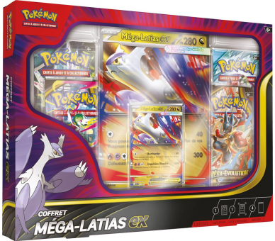 Pokémon - Coffret 4 Boosters - Méga Latias EX