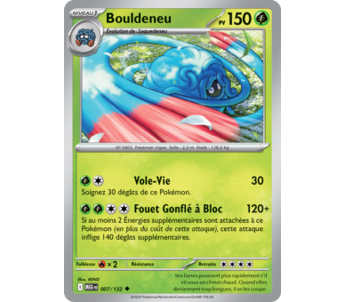 Bouldeneu Pv 150 007/132 - Carte Peu Commune - Méga-Évolution