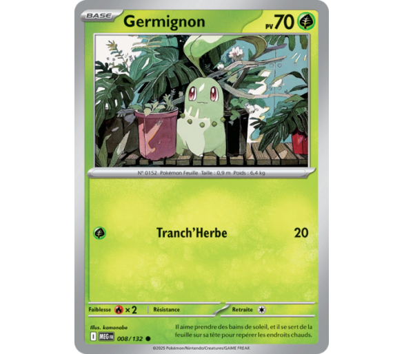 Germignon Pv 70 008/132 - Carte Commune - Méga-Évolution
