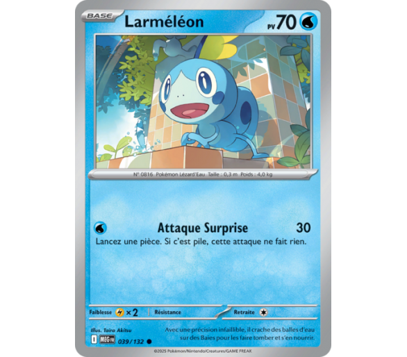 Larméléon Pv 70 039/132 - Carte Commune - Méga-Évolution