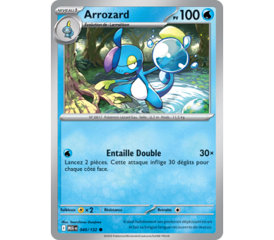 Arrozard Pv 100 040/132 - Carte Commune Reverse - Méga-Évolution