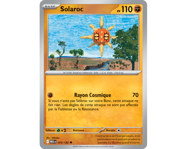 Solaroc Pv 110 75/132 - Carte Peu Commune - Méga-Évolution