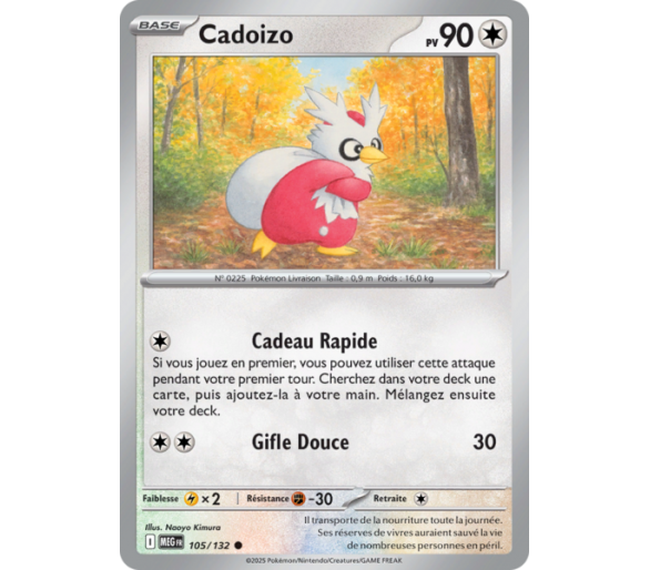 Cadoizo Pv 90 105/132 - Carte Commune - Méga-Évolution