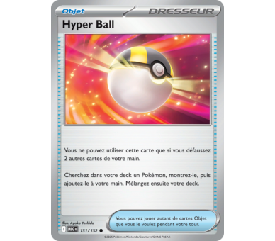 Objet Hyper Ball 131/132 - Carte Commune - Méga-Évolution