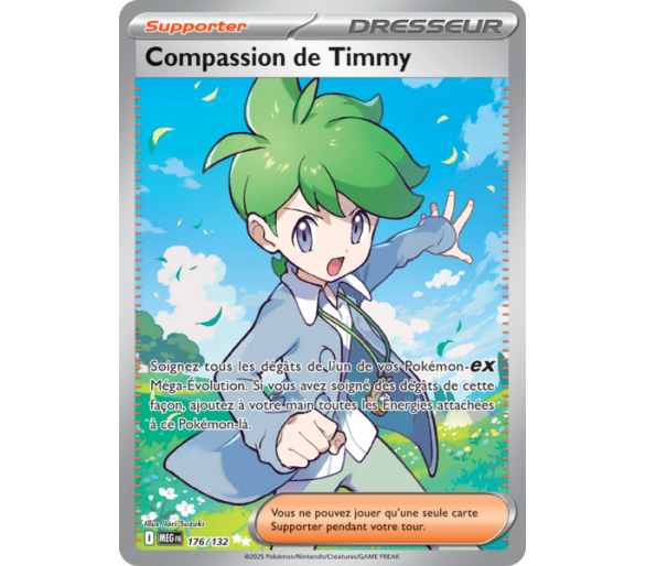 Dresseur Compassion de Timmy 176/132 - Carte Secrète Ultra Rare - Méga-Évolution