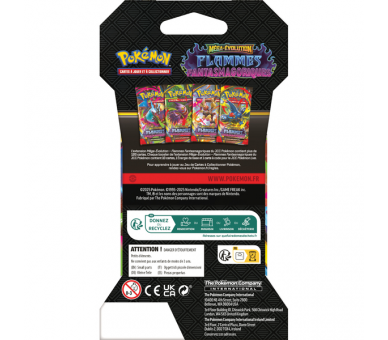 1 Booster Sous Blister – ME02 Méga-Évolution Flammes Fantasmagoriques - FR