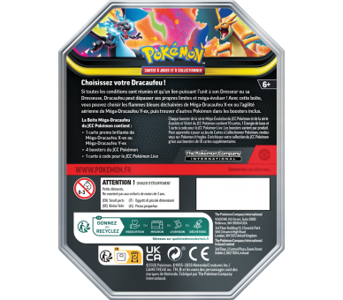 Pokébox Méga Dracaufeu X Ex - FR