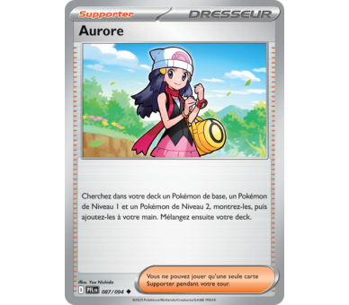 Dresseur Aurore 087/094 - Carte Peu Commune - Méga-Évolution Flammes Fantasmagoriques