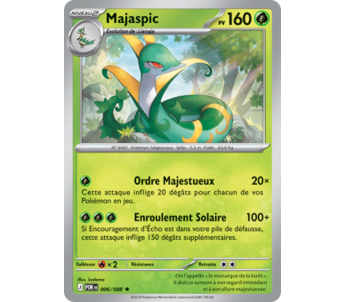 Majaspic Pv 160 006/88 - Carte Rare Reverse - Méga-Évolution Équilibre Parfait