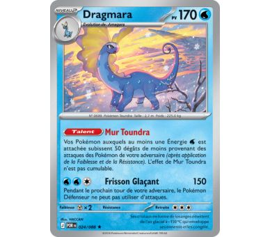 Dragmara Pv 170 024/88 - Carte Rare Holographique - Méga-Évolution Équilibre Parfait