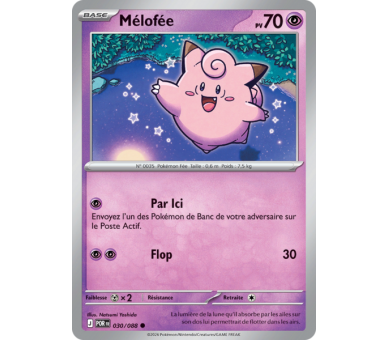 Mélofée Pv 70 030/88 - Carte Commune Reverse - Méga-Évolution Équilibre Parfait