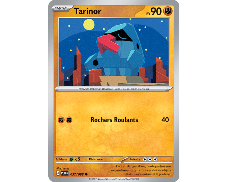Tarinor Pv 90 037/88 - Carte Commune Reverse - Méga-Évolution Équilibre Parfait