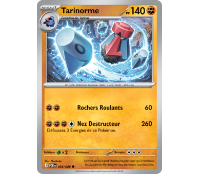 Tarinor Pv 90 037/88 - Carte Commune Reverse - Méga-Évolution Équilibre Parfait