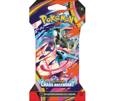 1 Booster sous blister Pokémon – ME04 - Méga-Évolution : Chaos Ascendant