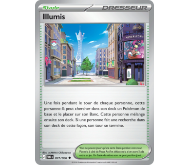 Stade Illumis 77/88 - Carte Peu Commune Reverse - Méga-Évolution Équilibre Parfait