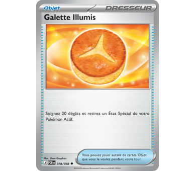 Objet Illumis 78/88 - Carte Peu Commune Reverse - Méga-Évolution Équilibre Parfait