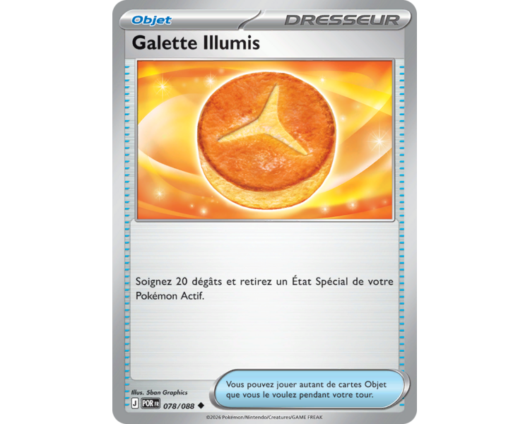 Objet Illumis 78/88 - Carte Peu Commune Reverse - Méga-Évolution Équilibre Parfait
