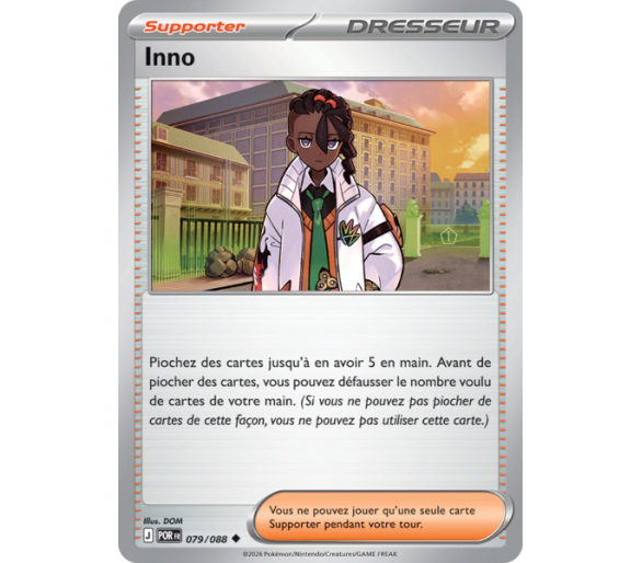 Dresseur Supporter Inno 79/88 - Carte Peu Commune Reverse - Méga-Évolution Équilibre Parfait