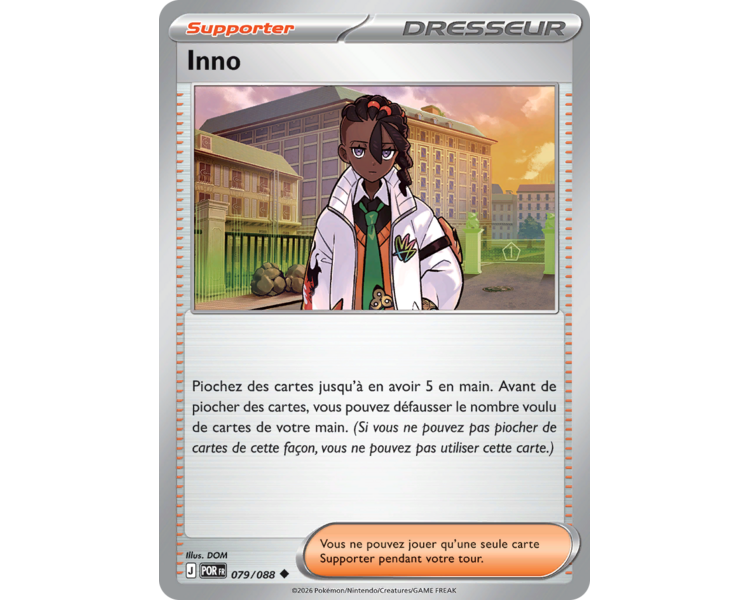 Dresseur Supporter Inno 79/88 - Carte Peu Commune Reverse - Méga-Évolution Équilibre Parfait