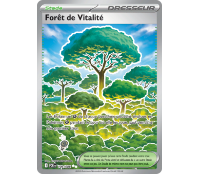 Stade Forêt de Vitalité 109/88 - Carte Ultra Rare Secrète - Méga-Évolution Équilibre Parfait